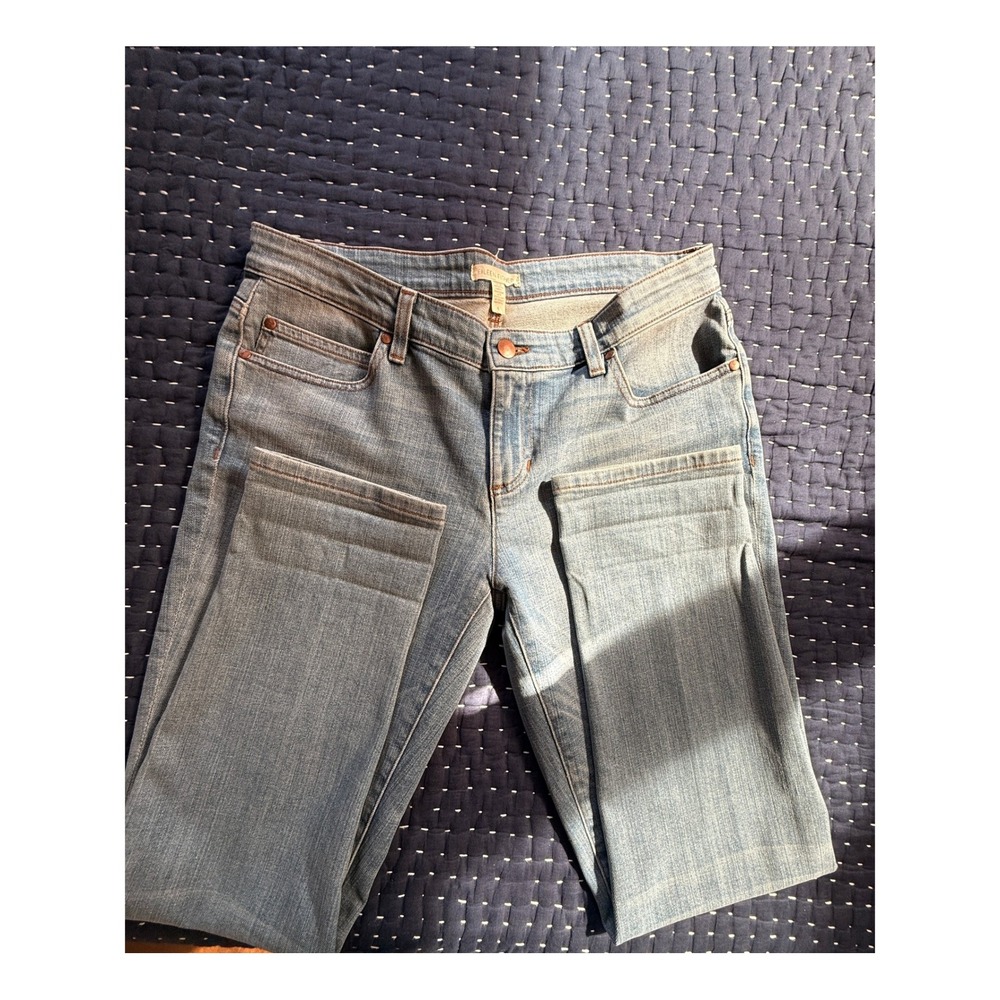 Eileen Fisher Womens Light Wash Straight Leg Denim Jeans 32/29 Quiet Luxury - Picture 3 of 7
